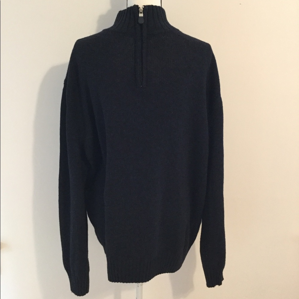 Giorgiolini wool blend 1/4 Zip sweater, Sz XL